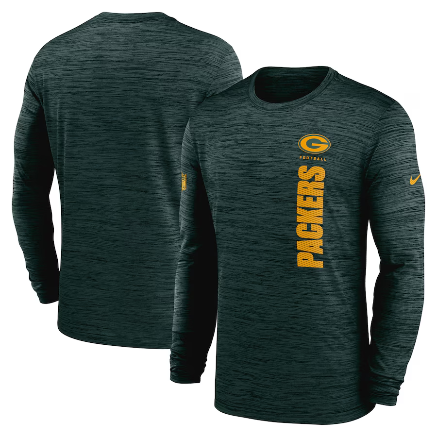 Men Green Bay Packers green 2024 Nike NFL long sleeve t shirts